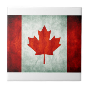 Carreau Drapeau affligé du Canada