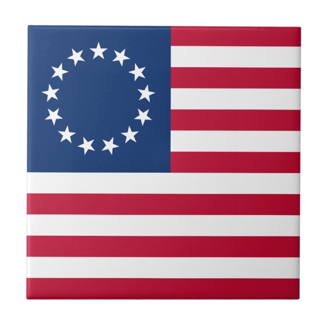 Carreau Drapeau américain Betsy Ross (Devant)