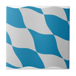 Carreau Drapeau bavarois - arrière - plan transparent