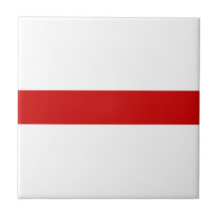 Carreau Drapeau biélorusse (rouge et blanc)