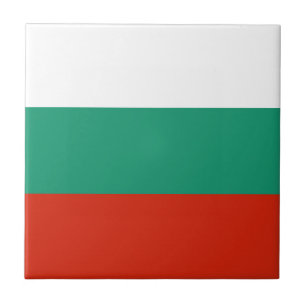 Carreau Drapeau Bulgarie tricolore