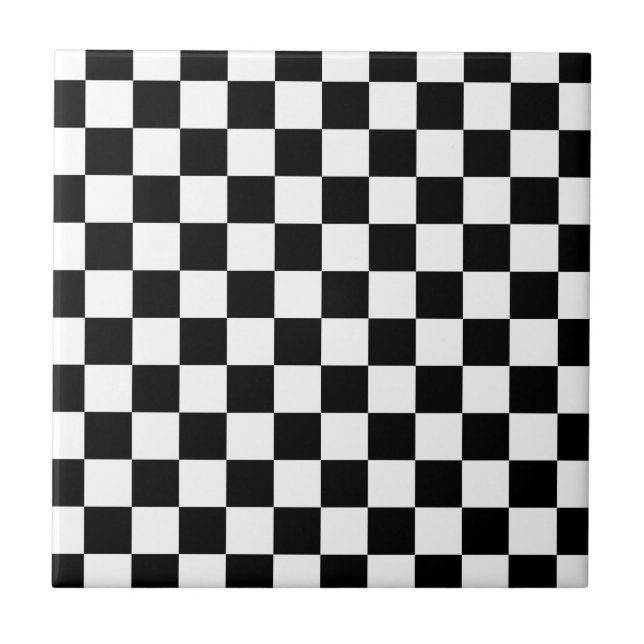Carreau Drapeau Checkered emballant le damier d'échecs de (Devant)