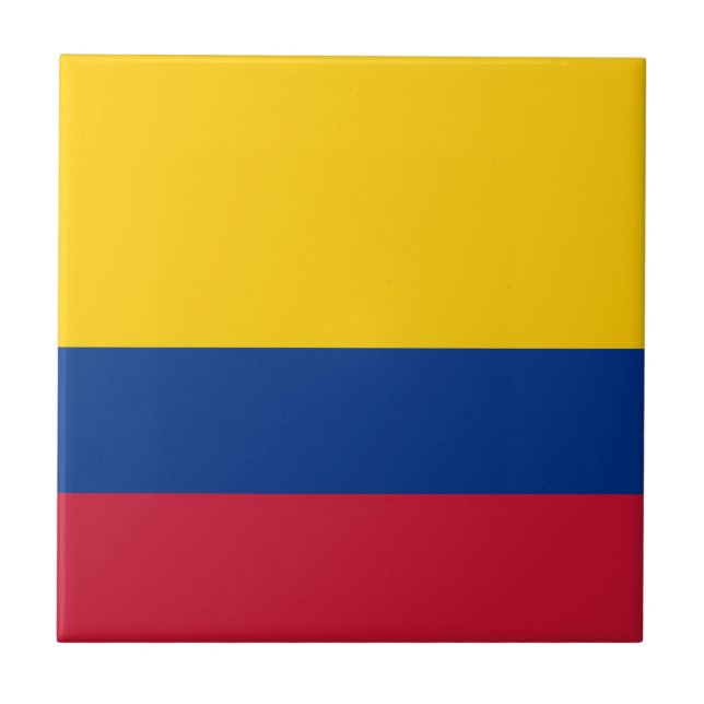 Carreau Drapeau Colombie (Devant)