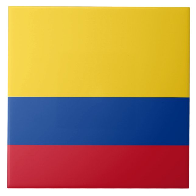 Carreau Drapeau colombien (Devant)