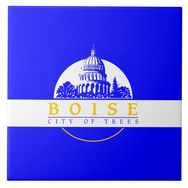 Carreau Drapeau de Boise (Idaho City) (Devant)