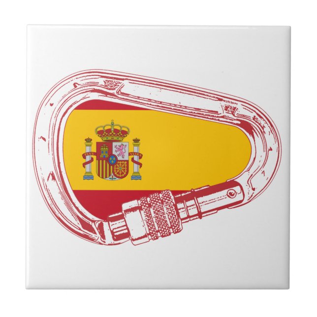 Carreau Drapeau de carabinier espagnol (Devant)