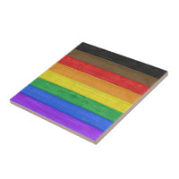 Drapeau de fierté gay inclusif de SlipperyJoe text