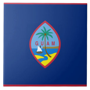 Carreau Drapeau de Guam