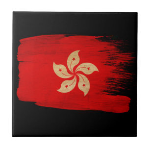 Carreau Drapeau de Hong Kong