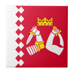 Carreau Drapeau de Karelia Nord