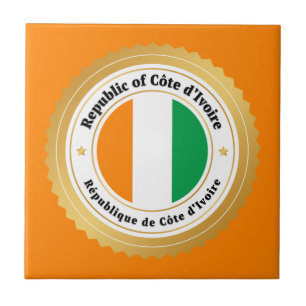 Carreau Drapeau de la Côte d'Ivoire