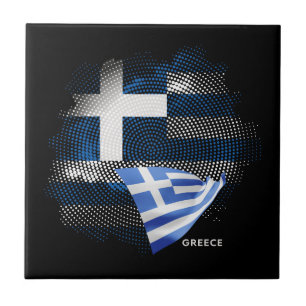Carreau Drapeau de la Grèce