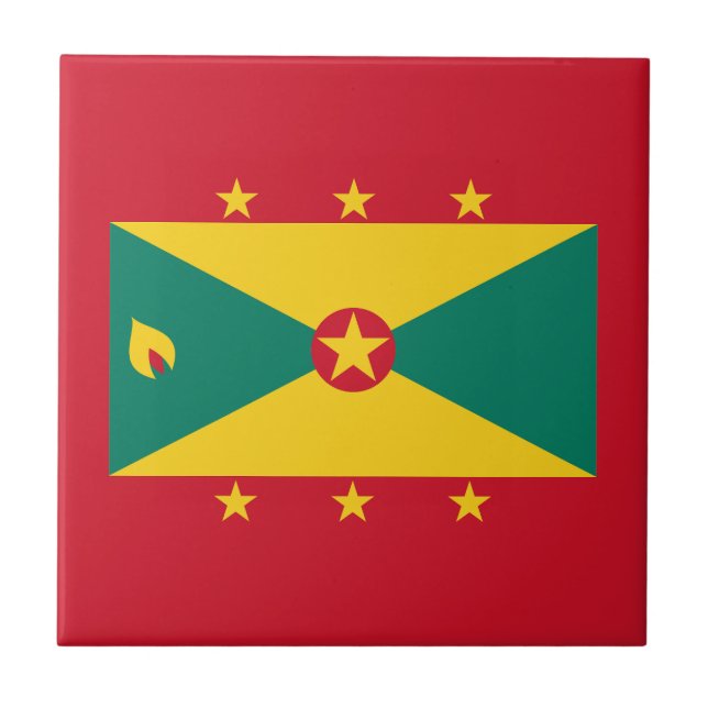 Carreau Drapeau de la Grenade (Devant)