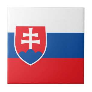 Carreau Drapeau de la Slovaquie