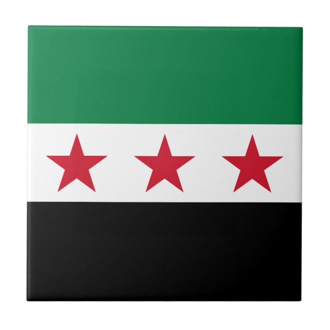 Carreau Drapeau de la Syrie (Devant)