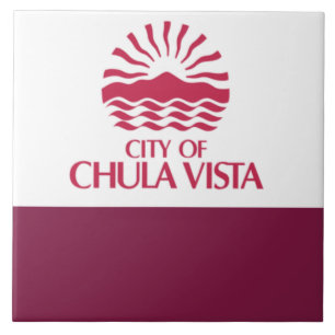 Carreau Drapeau de la ville de Chula Vista