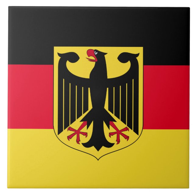 Carreau Drapeau de l'Allemagne (Devant)