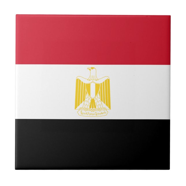 Carreau Drapeau de l'Égypte (Devant)