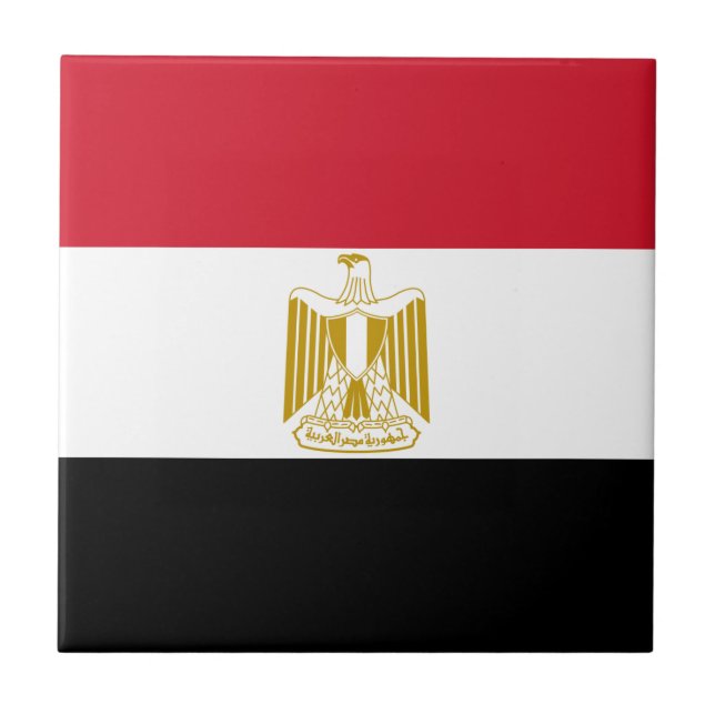Carreau Drapeau de l'Egypte (Devant)