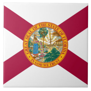 Carreau Drapeau de l'État de Floride
