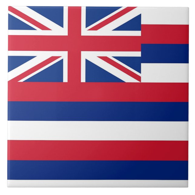 Carreau Drapeau de l'État d'Hawaii (Devant)