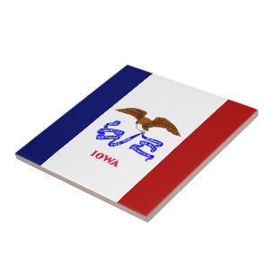 Carreau Drapeau de l'Iowa