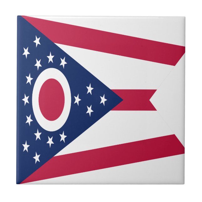 Carreau Drapeau de l'Ohio (Devant)