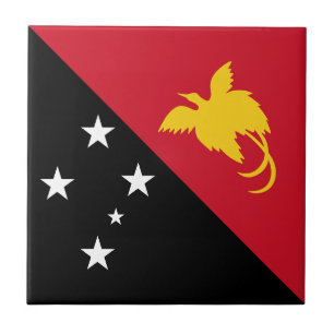 Carreau Drapeau de Papouasie-Nouvelle-Guinée