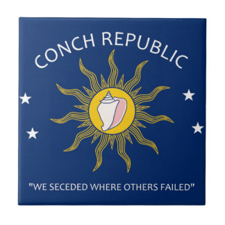 Carreau Drapeau de République de conque
