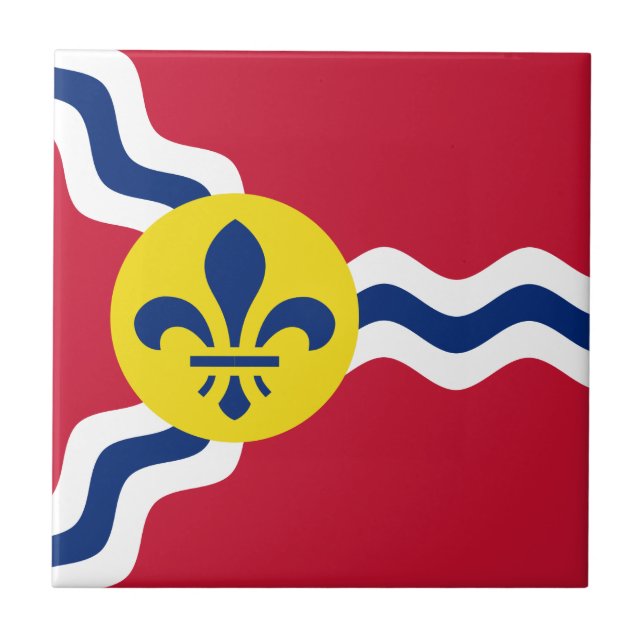 Carreau Drapeau de Saint-Louis, Missouri (Devant)
