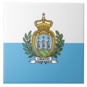 Carreau Drapeau de Saint-Marin