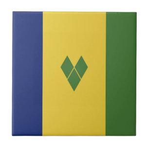 Carreau Drapeau de Saint-Vincent-et-les Grenadines