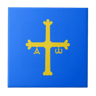 Carreau Drapeau des Asturies (Espagne)