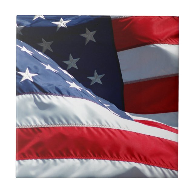 Carreau Drapeau des Etats-Unis (Devant)
