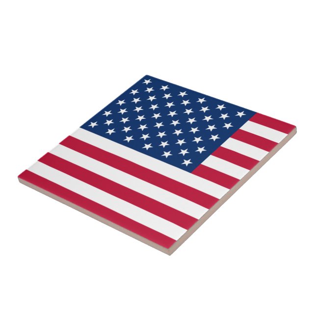 Carreau Drapeau des États-Unis d'Amérique (Côté)