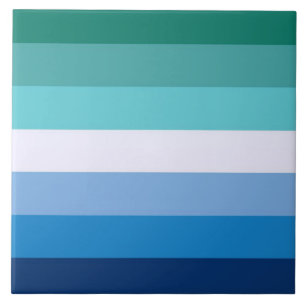 Carreau Drapeau des hommes gais (symbole LGBT) (Gay pride)