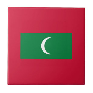 Carreau Drapeau des Maldives
