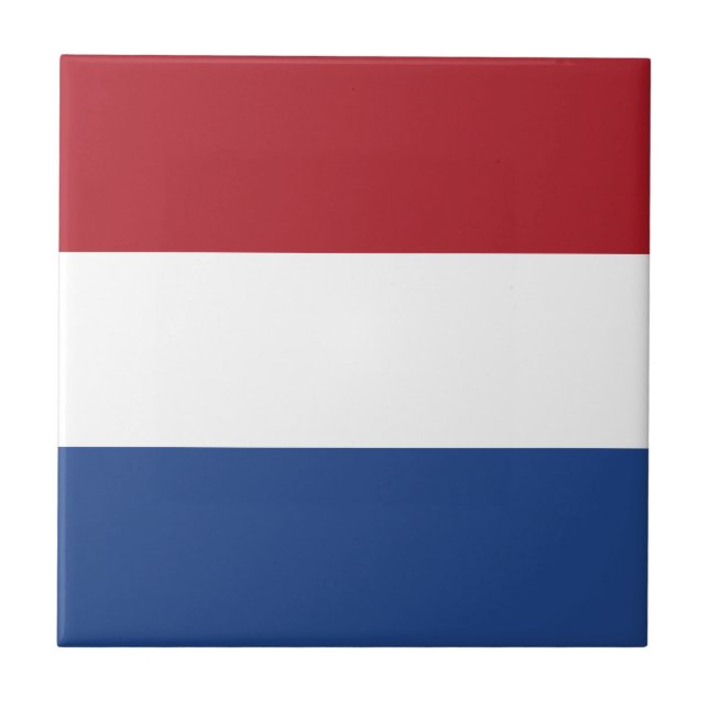 Carreau Drapeau des Pays-Bas (Devant)
