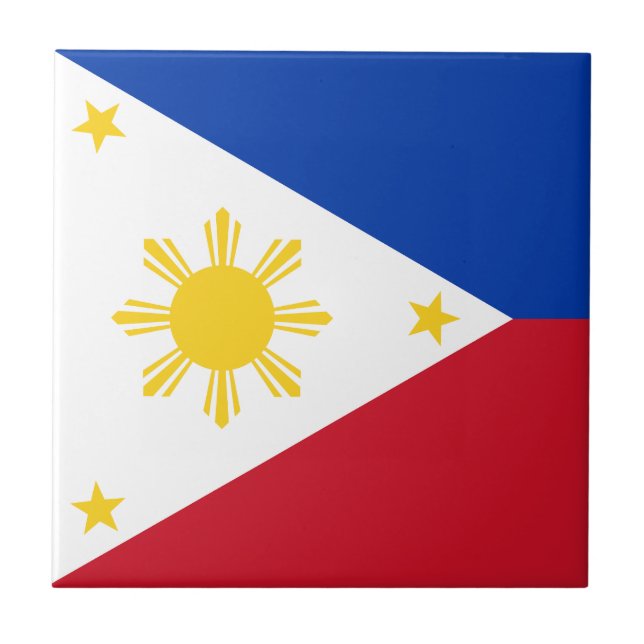 Carreau Drapeau des Philippines (Devant)
