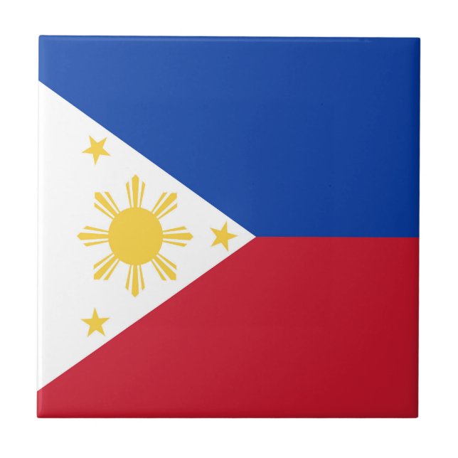 Carreau drapeau des Philippines (Devant)