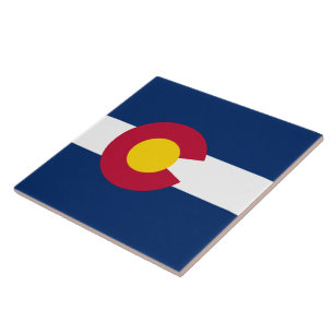 Carreau Drapeau d'Etat du Colorado