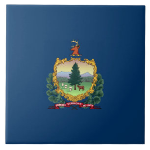 Carreau Drapeau d'État du Vermont