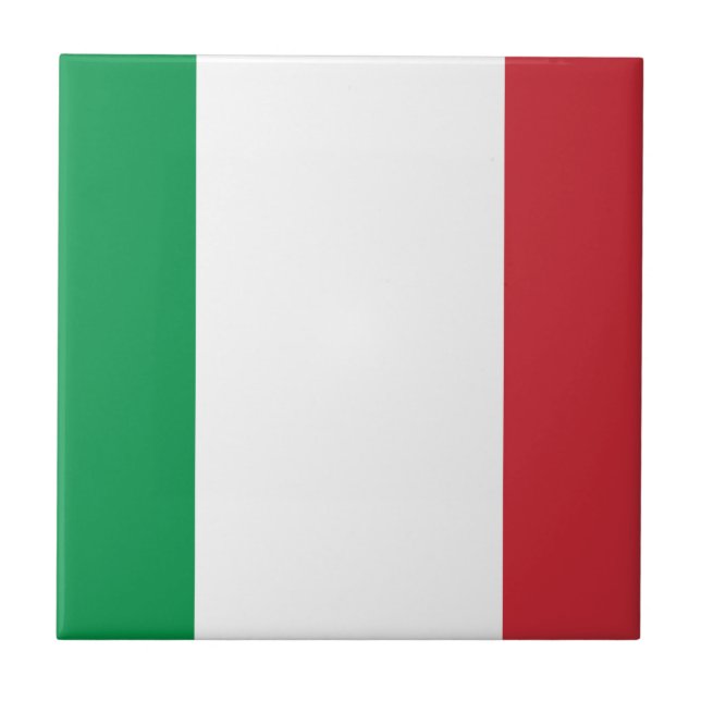 Carreau Drapeau d'Italie (Devant)