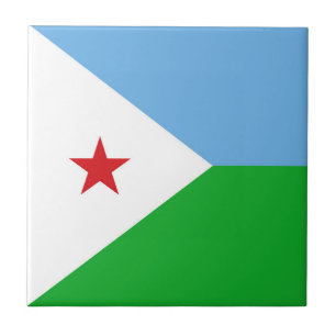 Carreau Drapeau Djibouti