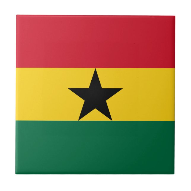 Carreau Drapeau du Ghana (Devant)