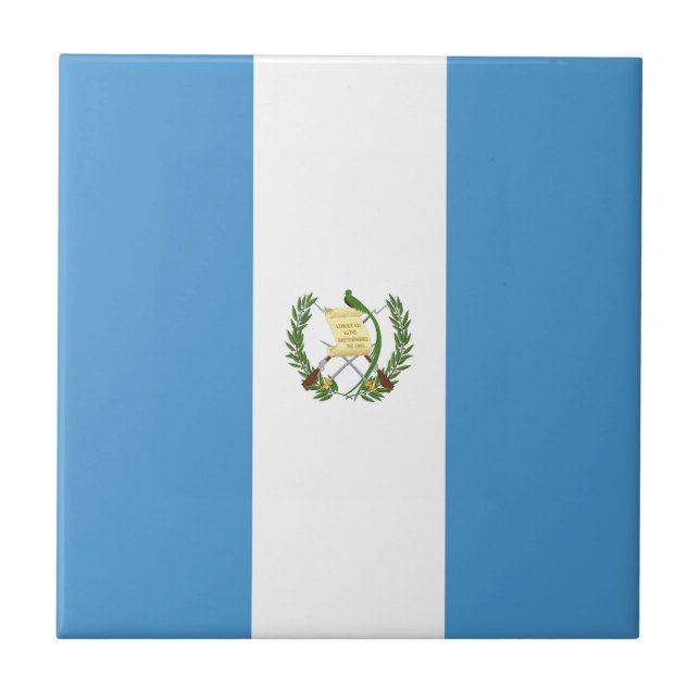 Carreau Drapeau du Guatemala (Devant)