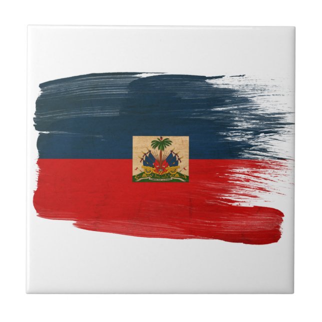 Carreau Drapeau du Haïti (Devant)