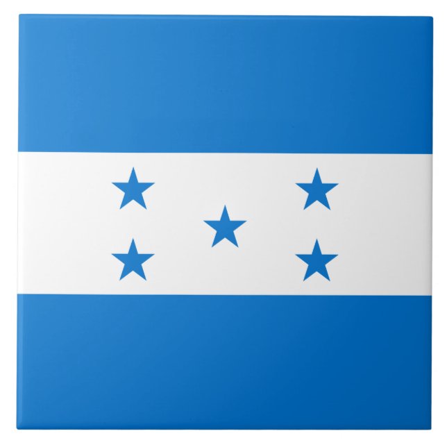 Carreau Drapeau du Honduras (Devant)
