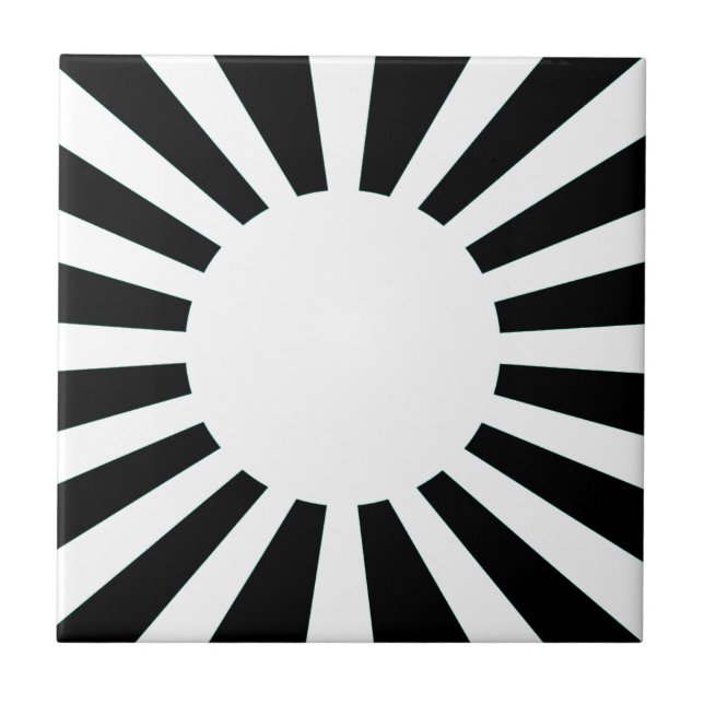 Carreau Drapeau du Japon Soleil Levant (Devant)