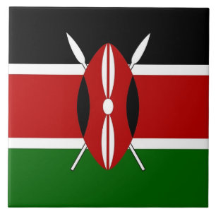 Carreau Drapeau du Kenya